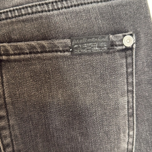 7 for All Mankind High Waist Metallic Stripe Skinny Jean - 24‎ - Picture 6 of 9